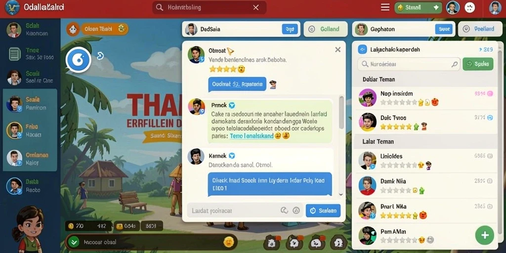 Tampilan grafis yang memukau dan penuh warna.