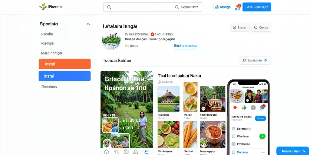 Tampilan antarmuka yang intuitif dan menarik.