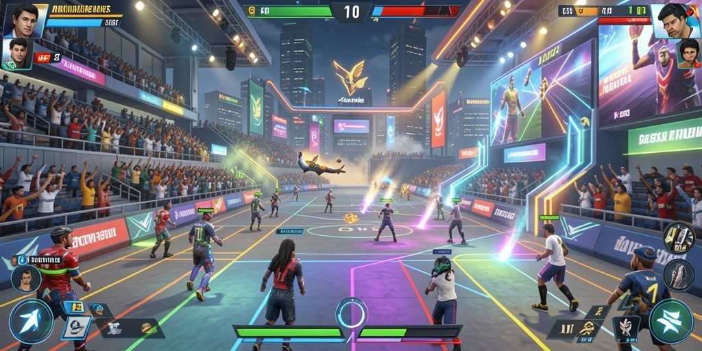 Screenshot: Antarmuka utama permainan NANA4D yang menarik.
