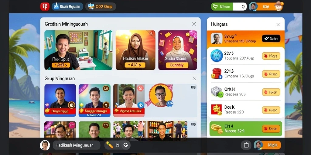 Tampilan utama game PP123 yang menarik.
