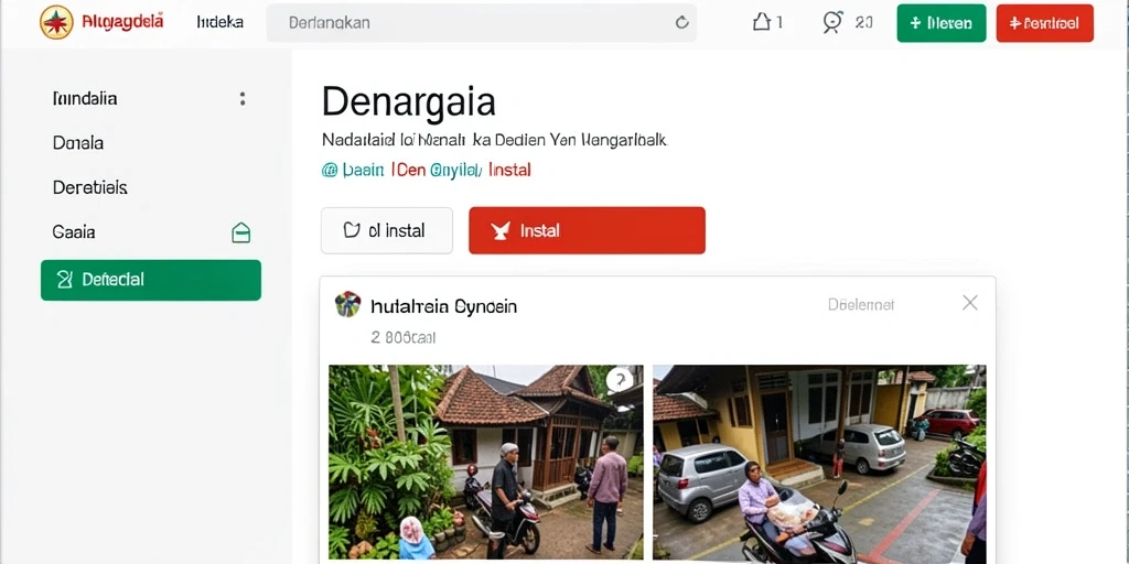 Tangkap layar antarmuka utama SERURP.