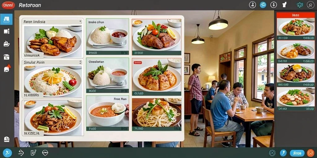 Tampilan antarmuka yang menarik dan mudah digunakan.
