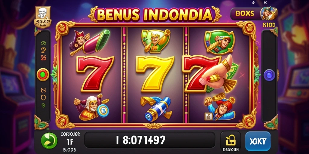 Tampilan menarik dengan grafis berwarna-warni.