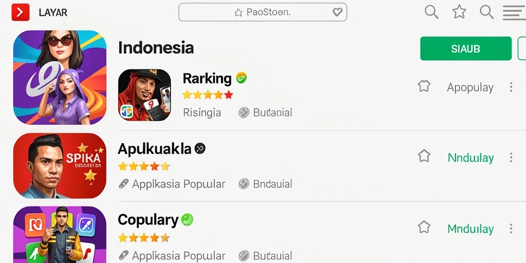 Tampilan antarmuka yang intuitif dan mudah dipahami.